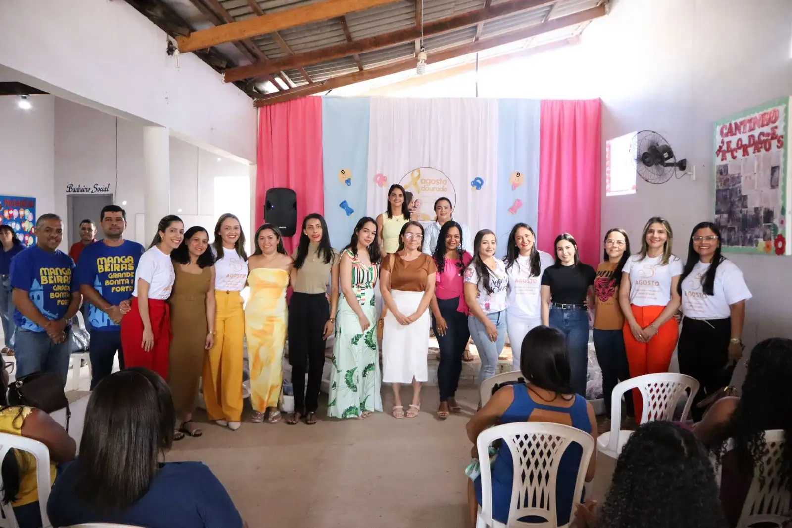Foto 1 – Agosto Dourado: Mangabeiras celebrou a vida com entrega de kits bebê