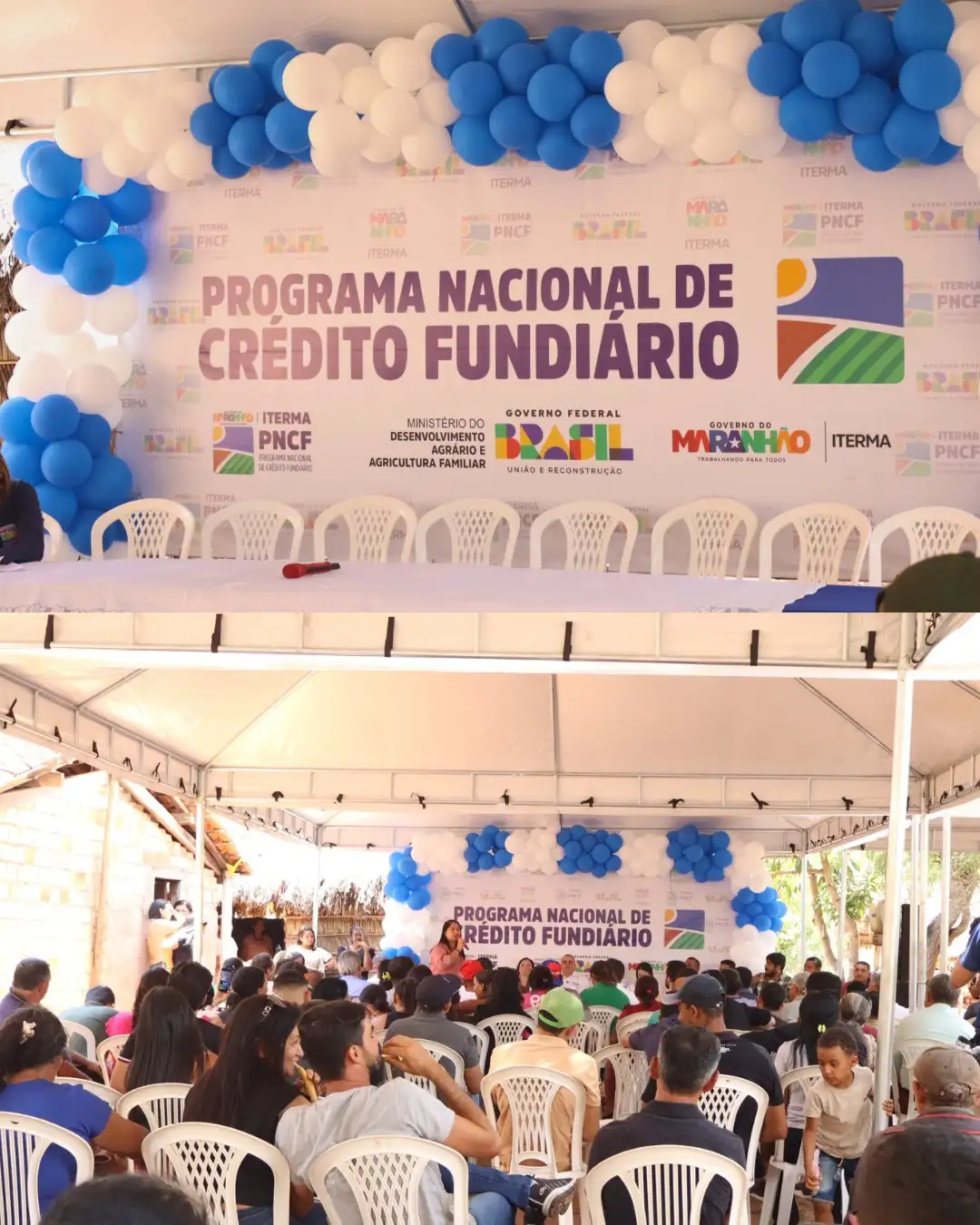 Foto 2 – 80 famílias celebram o recebimento das escrituras públicas do Crédito Fundiário em São Raimundo das Ma