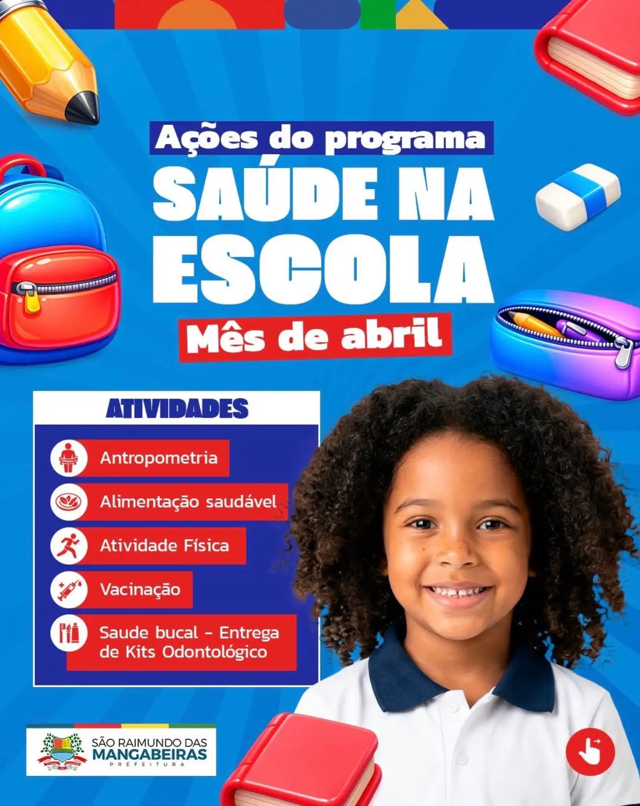 Programa Saúde na Escola realiza ações em comunidades de São Raimundo das Mangabeiras durante o mês de abril