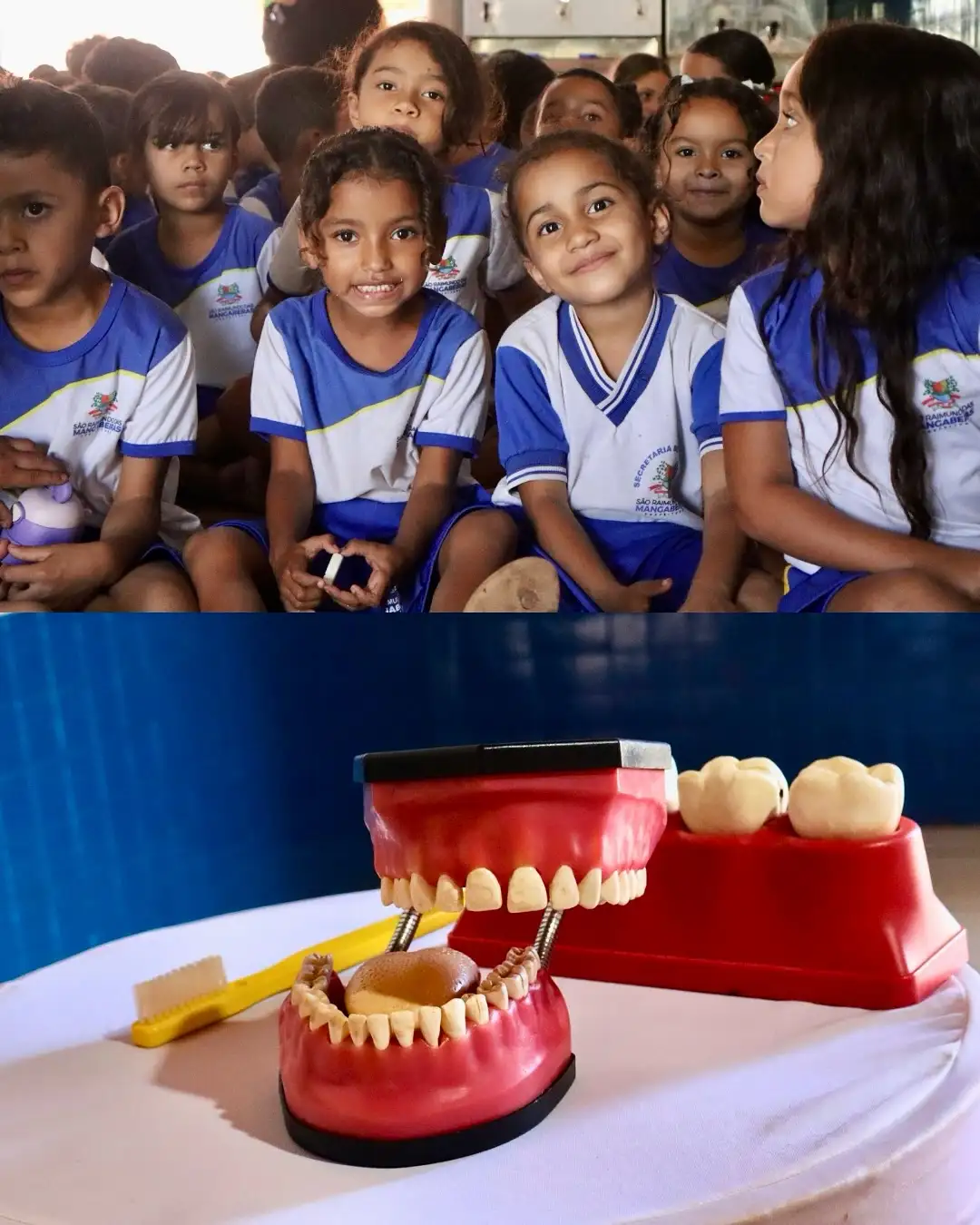 Foto 2 – Ações de saúde beneficiam estudantes da U. E. Nascimento de Morais