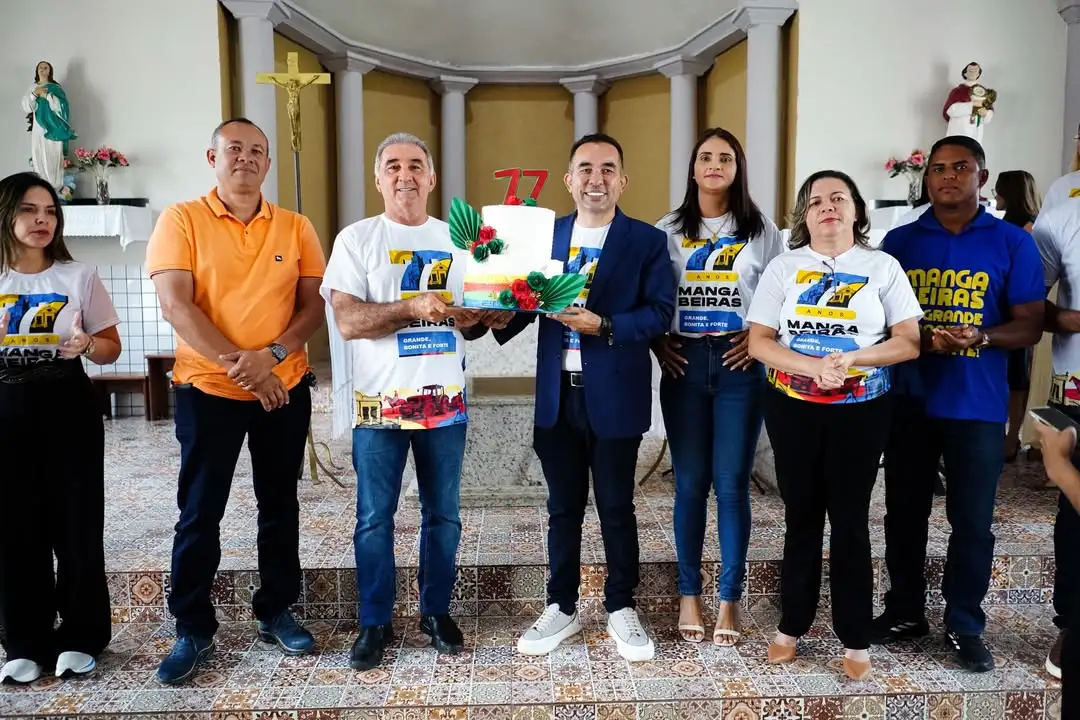 Foto 5 – São Raimundo das Mangabeiras celebra 77 anos com Missa em Ação de Graças e tradicional corte do bolo