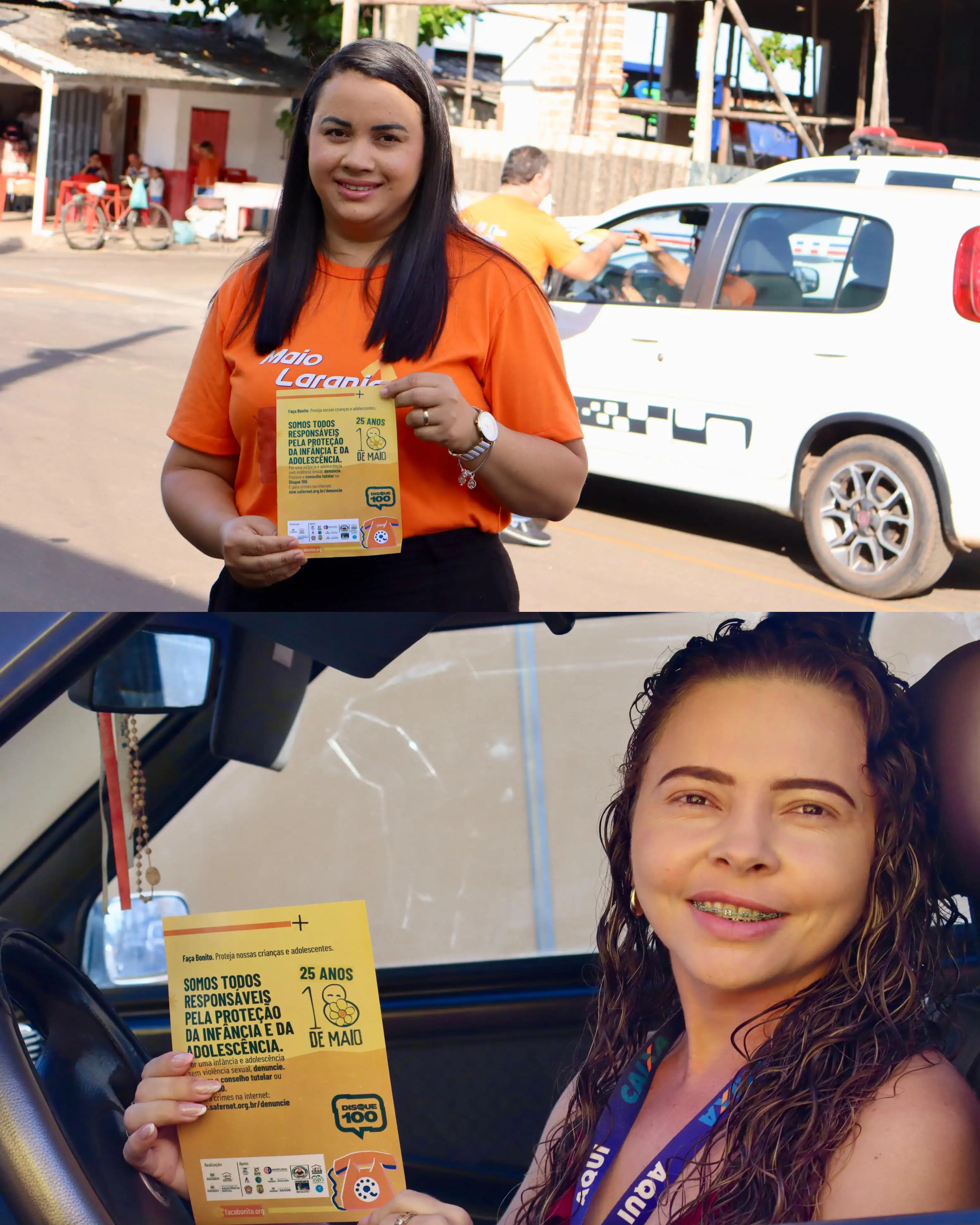 Foto 4 – Prefeitura de São Raimundo das Mangabeiras realiza Dia D da campanha Maio Laranja com ampla mobilização social